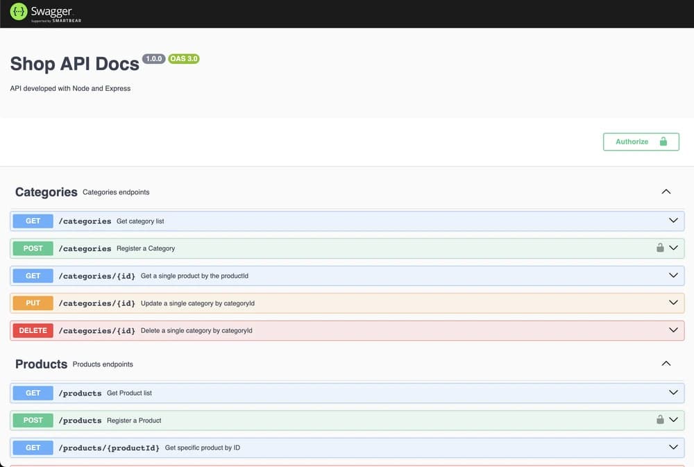 Shop API